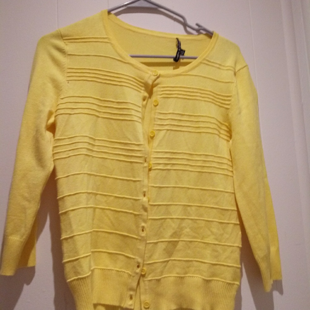 Yellow sweater